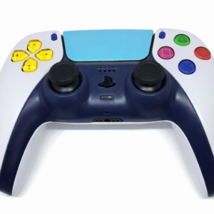 🎮🌈 Weißer PS5 Controller im farbenfrohen Design